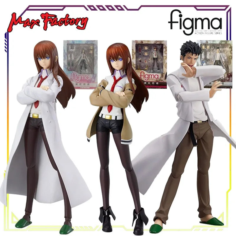 Max Factory Original Figma The Gate of Destiny Stone Series Steins Gate\Ryutaro Okabe Action Figure Model Toys Gifts Fo Boys