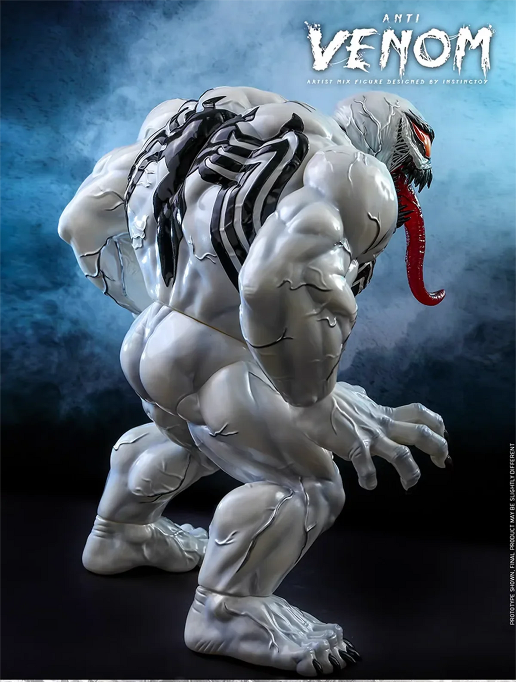 HotToys 1/6 Anti-Venom Luminous Anniversary Limited White Venom Anti-venom AMC033 Action Figure Model Collection Ornament Gift