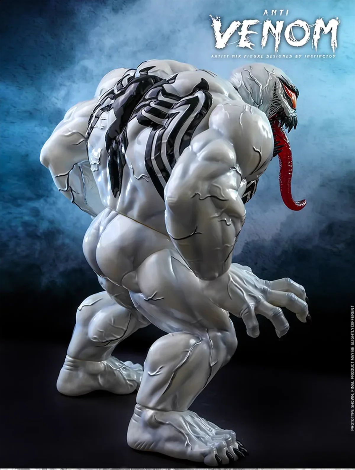 HotToys 1/6 Anti-Venom Luminous Anniversary Limited White Venom Anti-venom AMC033 Action Figure Model Collection Ornament Gift