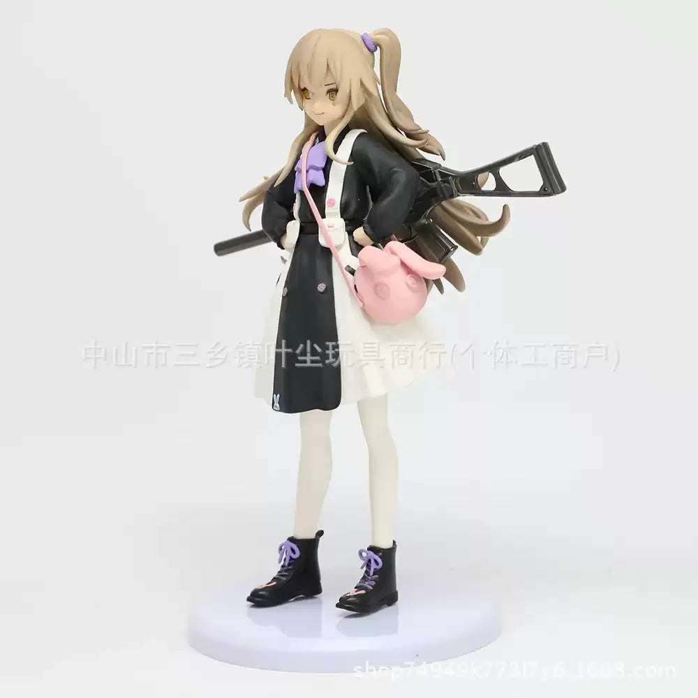 20cm Girls Frontline Figure Ump45 Lop-Eared Rabbit Beautiful Girl Anime Collectible Model Desktop Ornaments Holiday Gifts Toys