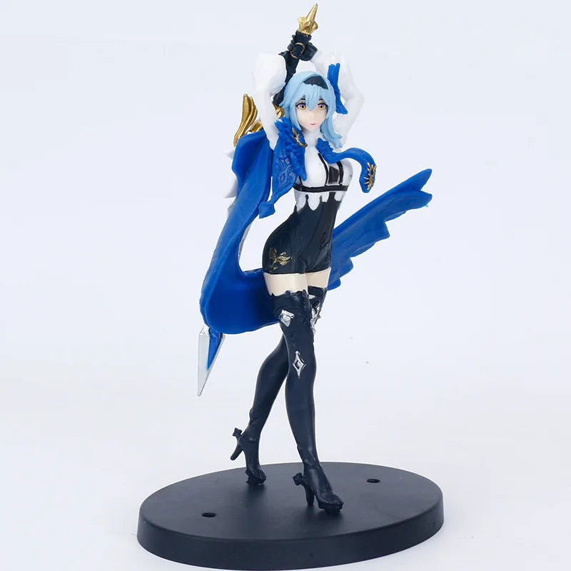 18cm Eula Figure Genshin Impact PVC Action Figure Anime Cute Girl Klee Paimon Eula Figurine Hu Tao Collect Model Toy Doll Gift