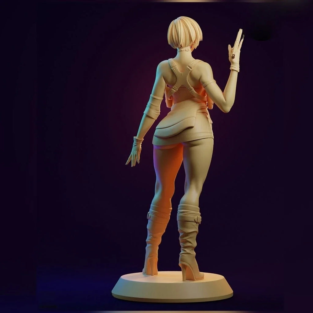 Gil Valentian Coloring The White Model of 3d Printed Models DIY Coloring Self-assembly Figurines Miniatures