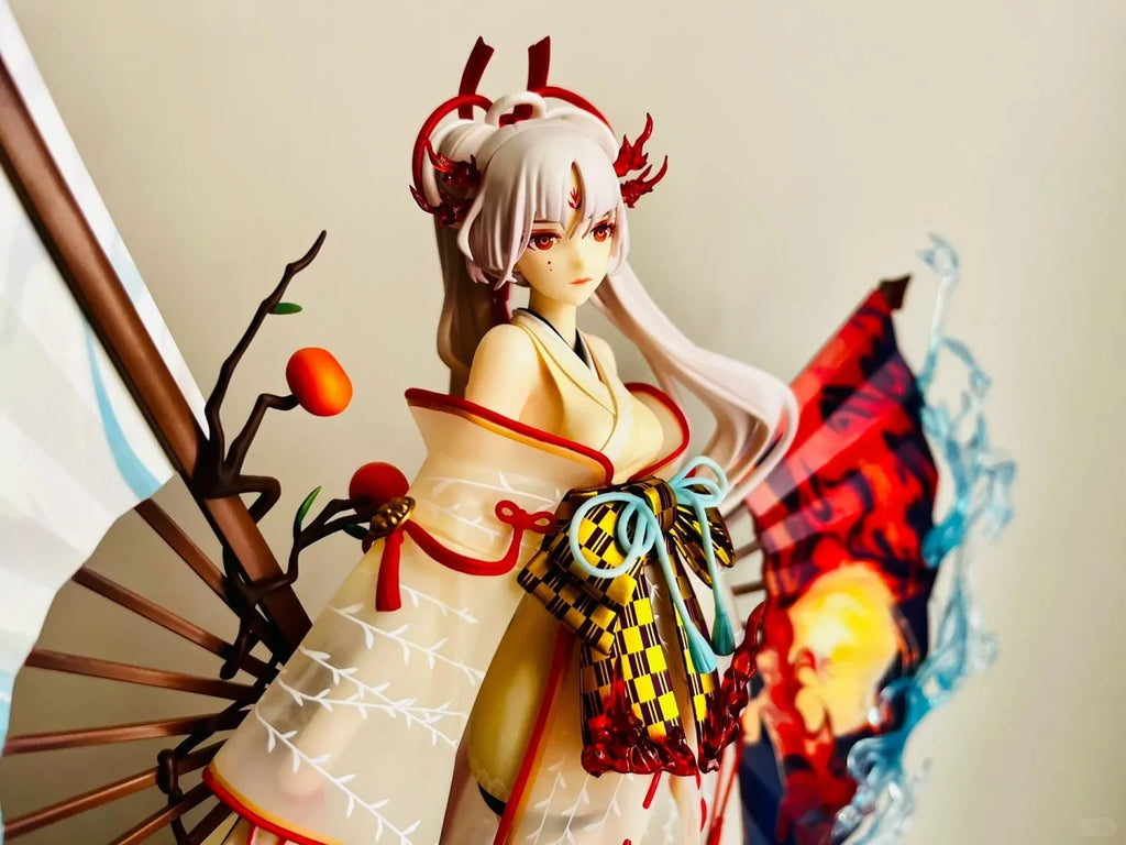 Original Genuine Wings Inc Netease Onmyoji Shiranui Pvc Action Anime Figure Figurines Toys Doll Cute Anime Figure Ornament
