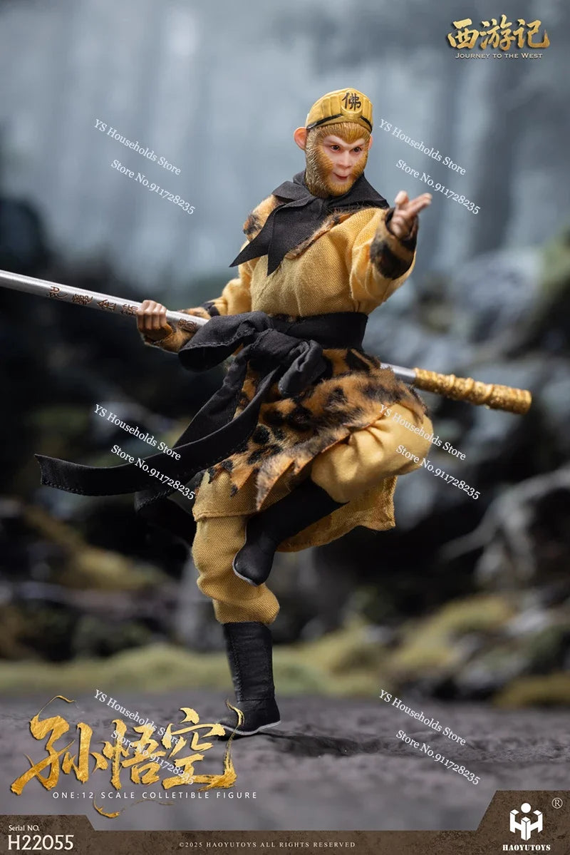 HAOYUTOYS 1/12 H22054 Tan Sanzang H22055 Wu Kong H22056 Ba Jie H22057 Wu Jing H22058 White Dragon Horse Myth West to The Journey