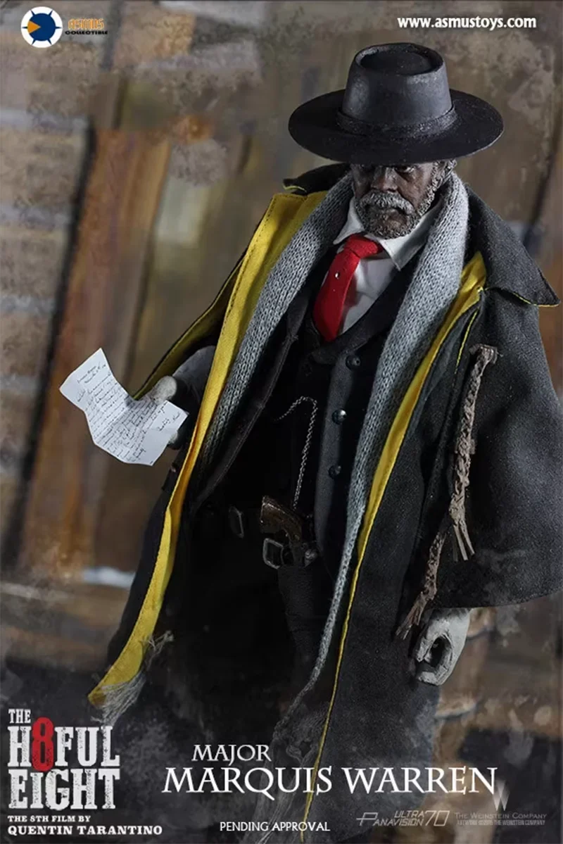 Asmus s H802 1/6 The Hateful Eight Marquis Warren Soldier Action Figure Model Toys12-inch collection scene ornaments gifts