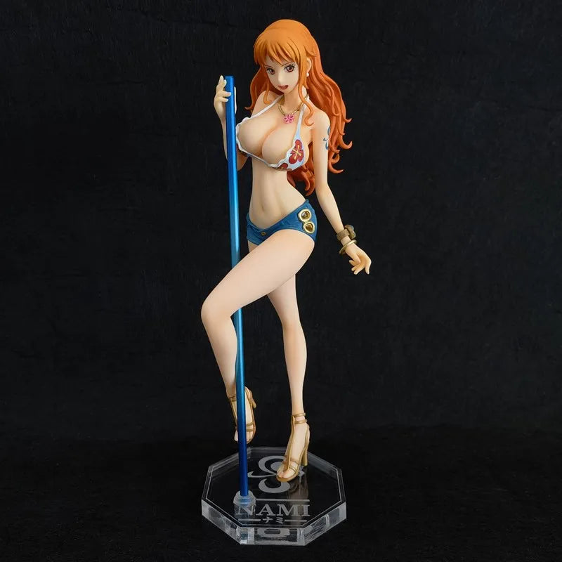 Acrylic Base Platform Transparent N Pirate Anime Figure Stand Pose Display Holder  Collectible Toy