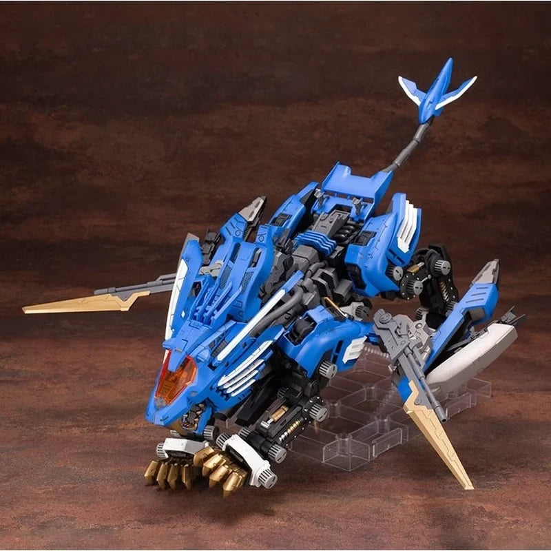 Kotobukiya ZD131 HMM ZOIDS RZ-028 Super Heavy Sword Longtooth Lion AB Action Figure Children's Toy Birthday Gift