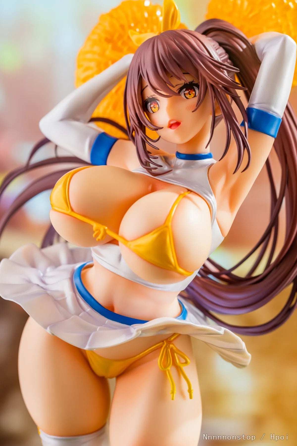 Aixlan Figure 26cm Native Hentail Matsuri Figure Sunshine Cheerleader Sexy Girl PVC Adult Anime Rocket Boy Statue Waifu Figure