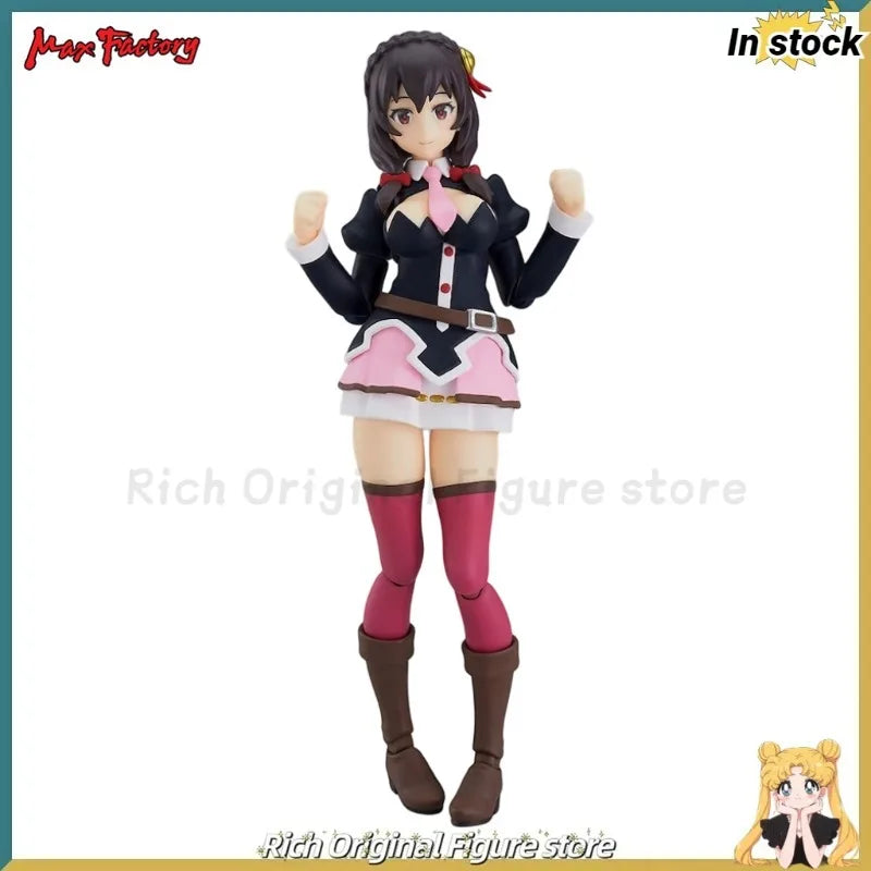 [In Stock] Original Max Factory Figma#531 Kono Subarashii Sekai Ni Shukufuku O! Yunyun Anime 1/12 Action Figure Model Toy