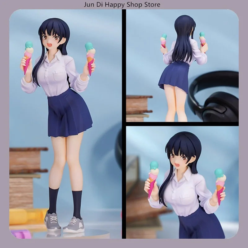 My Dangerous Things in Mind Yamada Anna with Ice Cream 18cm Standing Pose Anime Figure Statue PC Case Decoration Gift