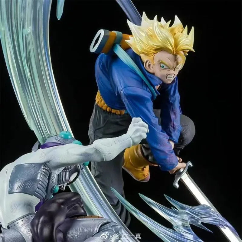 In Stock Bandai Original Figuarts ZERO The Second Super Saiyan Anime Dragon Ball Z Trunks Frieza Action Figure Model Toy Tou DT