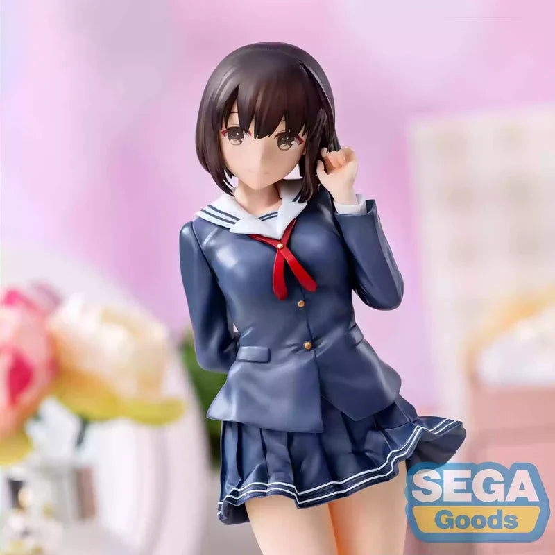 Genuine Sega Saekano:how To Raise A Boring Girlfriend Fine Luminasta Kato Megumi Uniform Style In Stock Original Figure Model