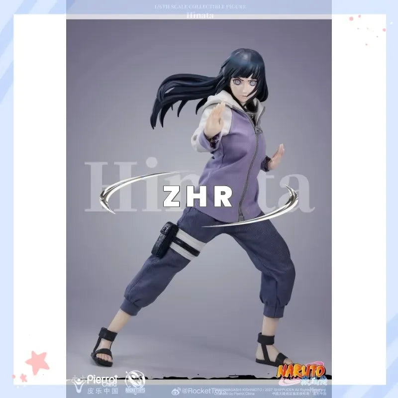 In Stock RocketToys ROC-006 Naruto Shippuden Hinata Hinata 1/6 movable figure Animation Model Action Figure Toy Collection Gift