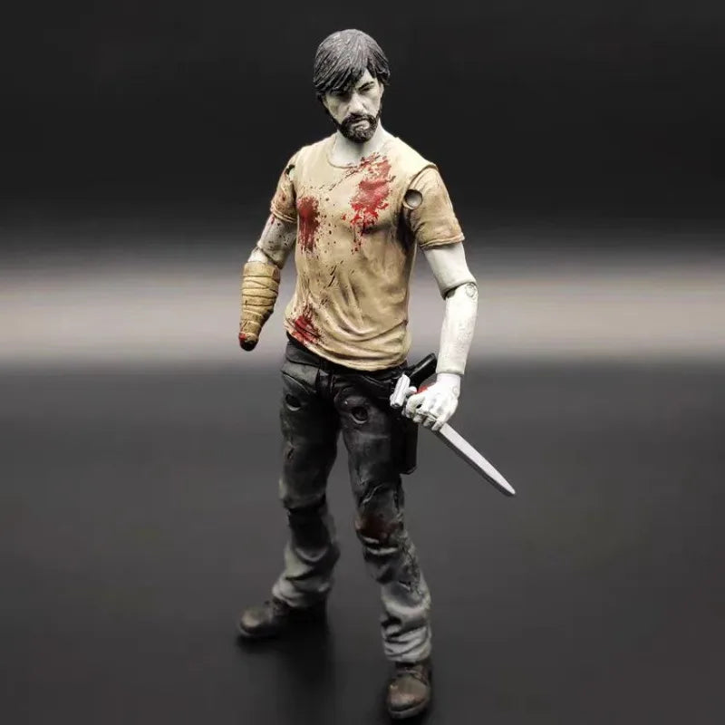Genuine Bulk 5 Inch Action Figure Rick Grimes Morgan Jones Andrea Pvc Anime Model Collectible Toy