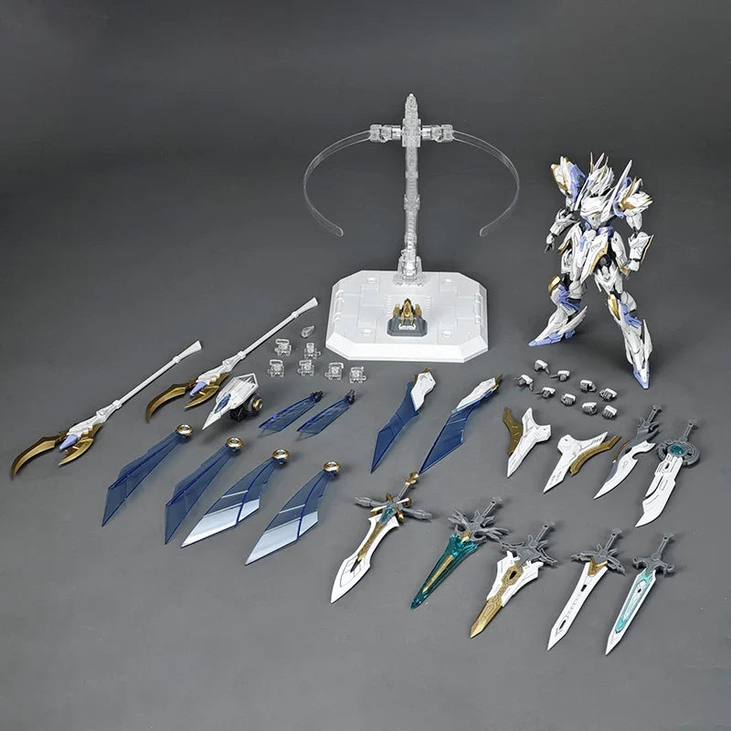 Snaa Knights Of The Round Table Divine Resonance Percival 1/144 Mecha Assembly Kit Action Figures Desktop Ornament Collect Gifts