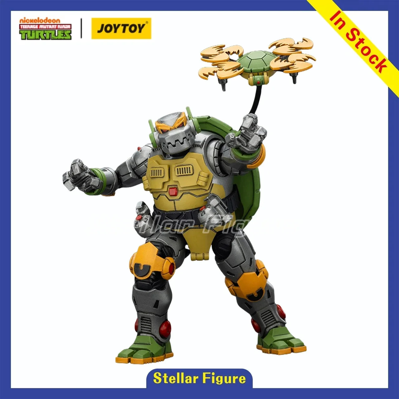 【SF】JOYTOY TMNT 1/18 Action Figure TMNT-Metalhead Model Toys Gifts Collection Ornaments