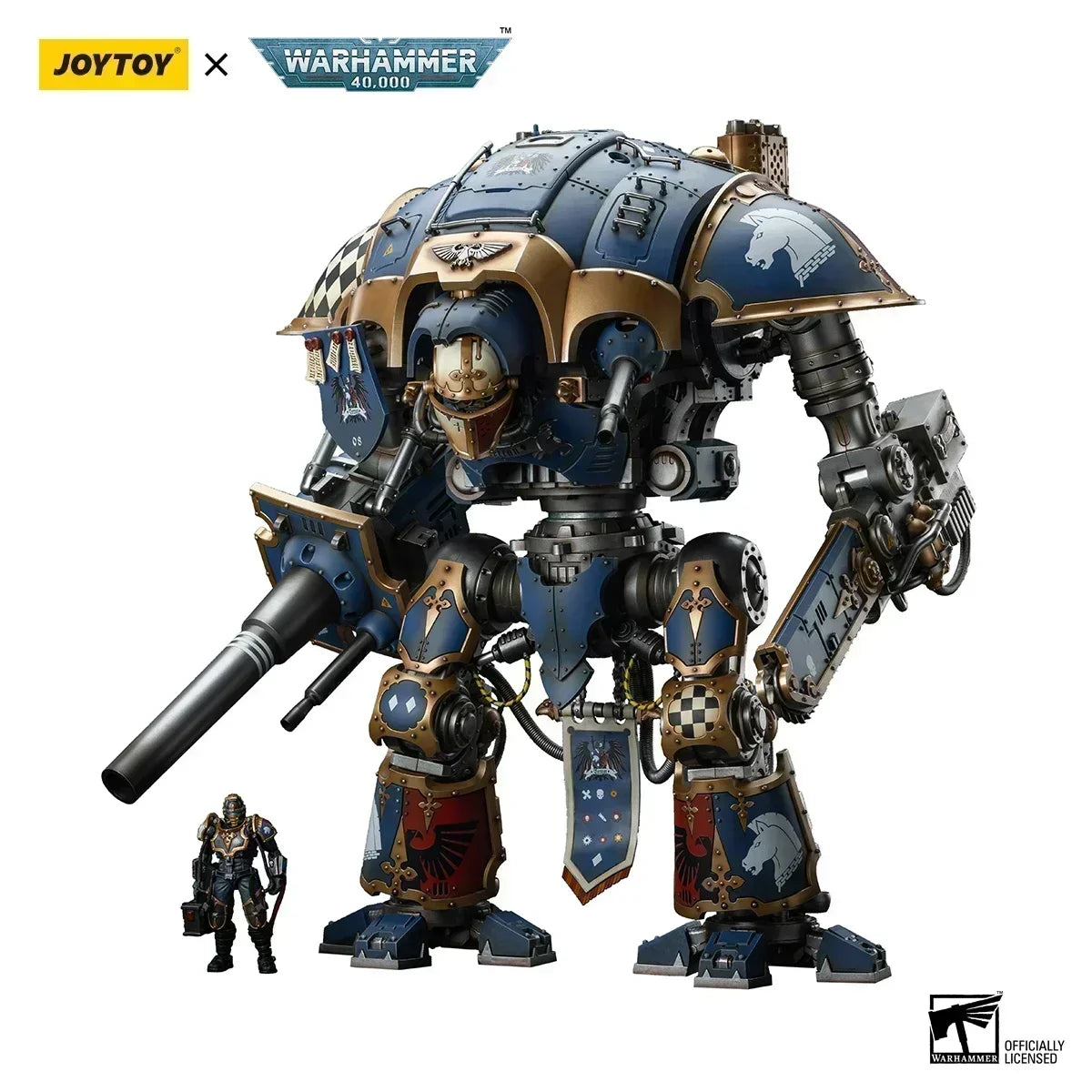 JOYTOY Warhammer 40k 1/18 Action Figure Mech Imperial Knights House Terryn Knight Paladin Collectible Model Figurine Toys Gifts