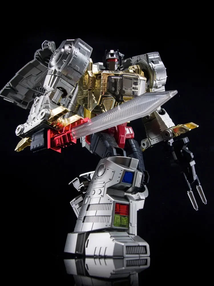 Grimlock Mp-08 Transformation Toy Mp08  Metal Color Enlarged Ko Version 29CM Action Figure Collection Desk Toys
