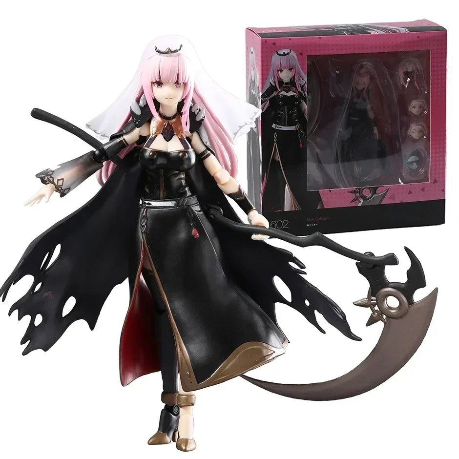 figma #602 Mori Calliope (hololive production) Action Figure Figurine Collection Model Doll Toy Gift