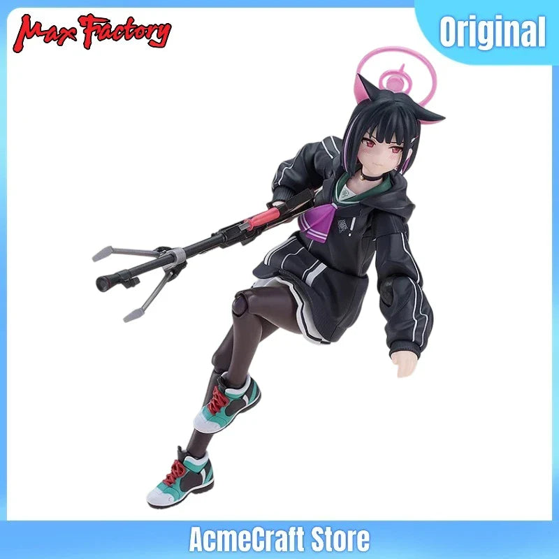 Original Max Factory figma #620 Blue Archive Kazusa Kyoyama Actionfigur 14,5cm PVC Sammlermodell