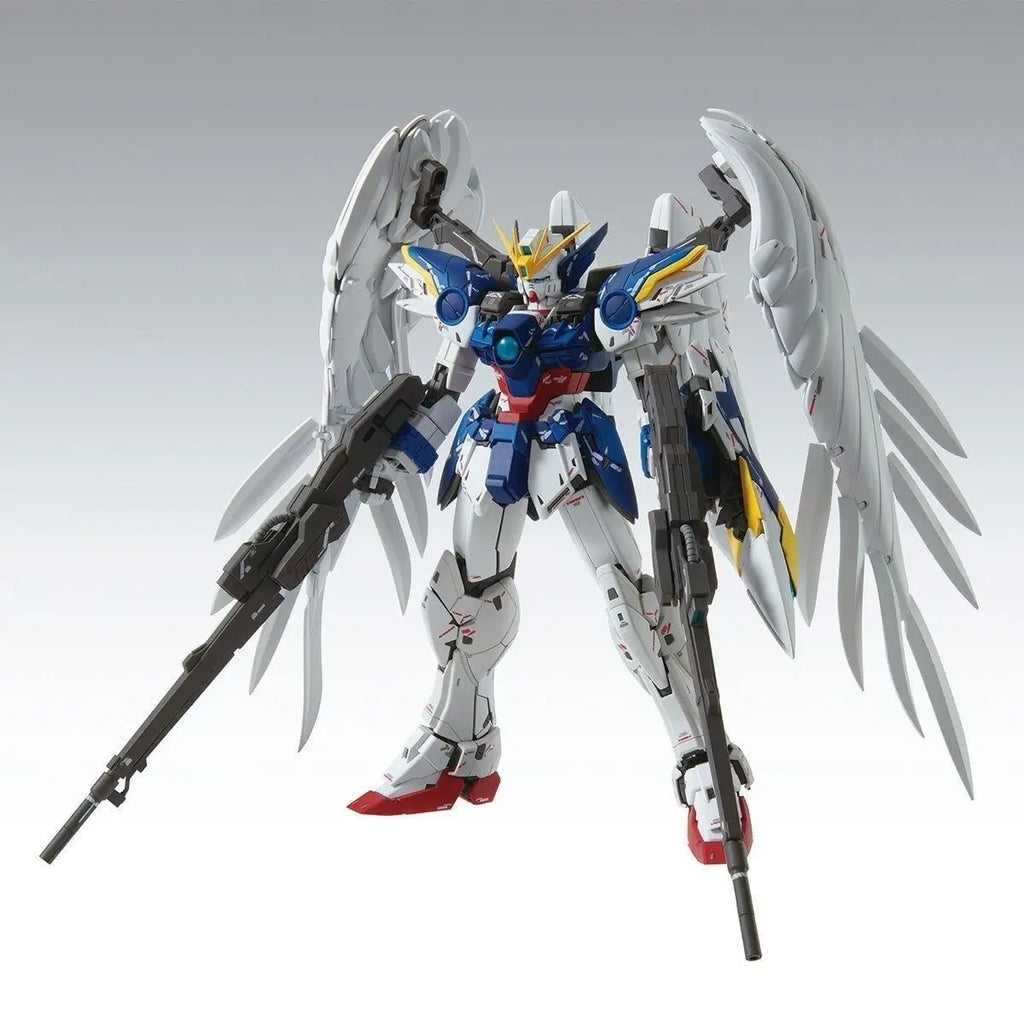 Bandai Genuine Original Mg 1/100 Wing Gundam Zero Ew Ver Ka Anime Action Figure Assembly Toys for Gift Collectible Model Ornamen