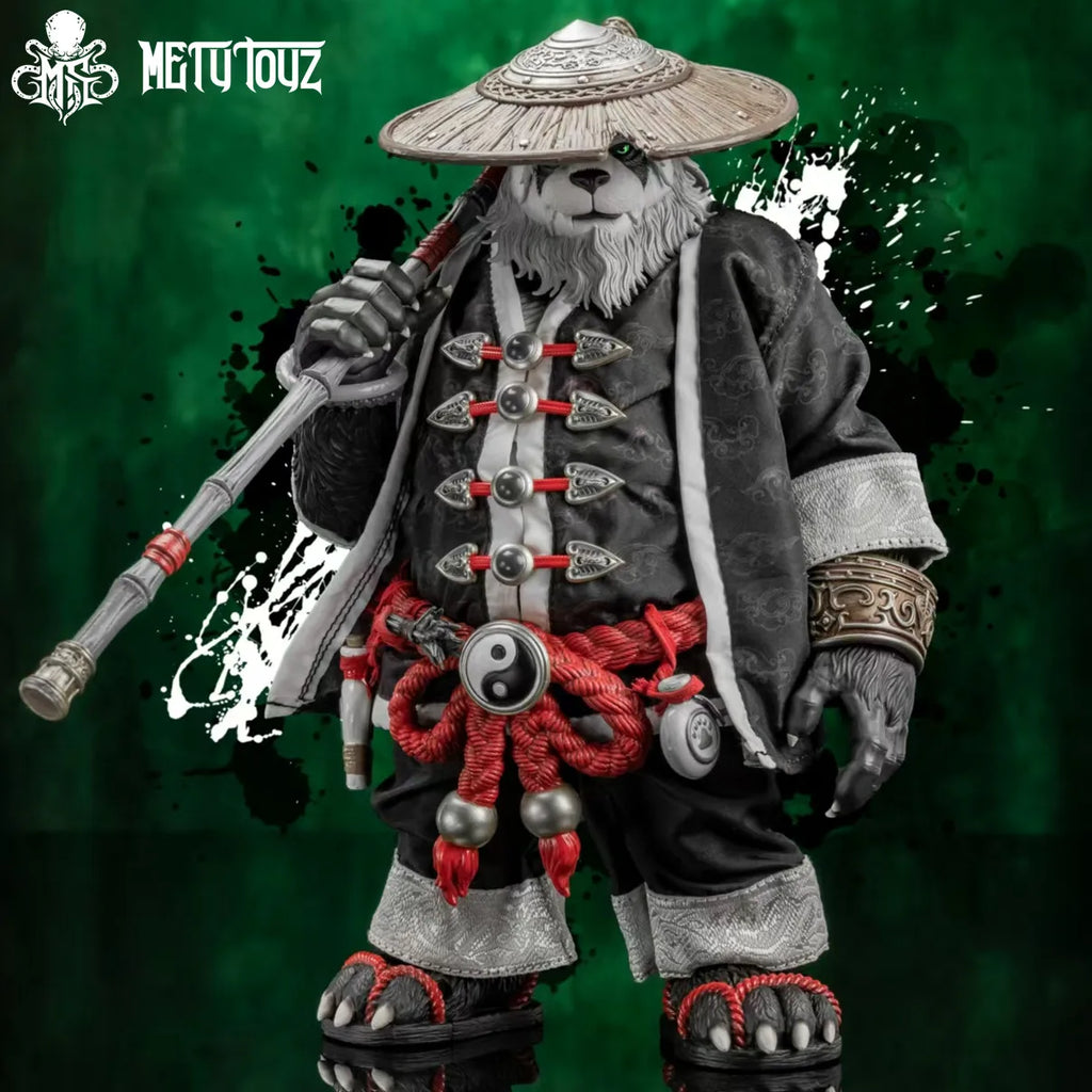 Metytoyz Memory Toys Adventurer World Wave 4 Kung Fu Master Wander Panda WuQingLie 20cm Action Figure Collection Model Doll Toys