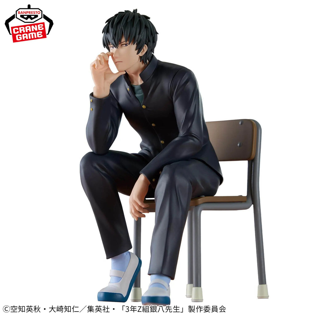 In Stock Genuine BANPRESTO Gintama 3rd Year Z Group Ginpachi Teacher Desk Figure Hijikata Toushirou Figure Anime Model Toy