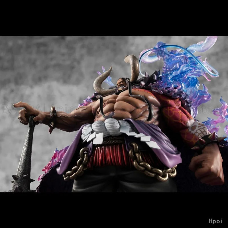 Original MegaHouse P.O.P ONE PIECE "WA-MAXIMUM" Kaido of The Beasts Anime Characters Model Statue Decoration