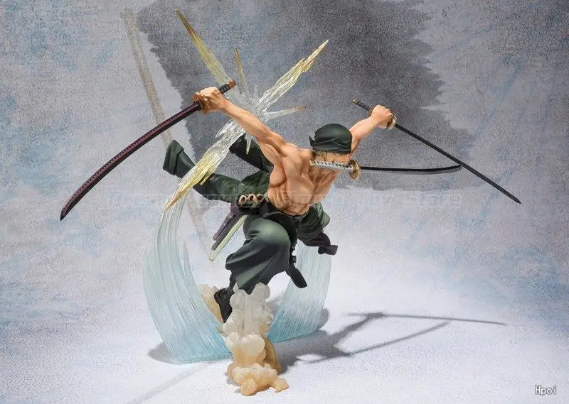 【In Stock】Original BANDAI SPIRITS FiguartsZERO ONE PIECE Roronoa Zoro Battle Ver Figure Collection Model Ornament