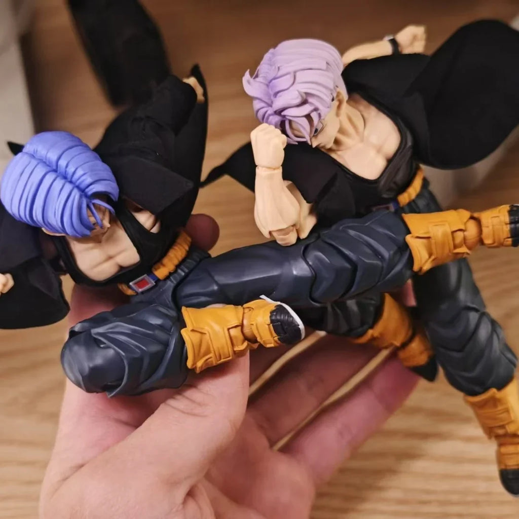 Dragon Ball Super Anime Shf Torankusu Handmade Long windbreaker Clothes Built In Iron Wire Is Suitable for 1/12 Humanoid Toys