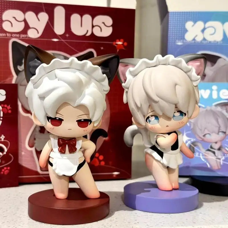 In Stock Game Anime Figur  ‌Love And Deepspace‌ Q Version Rafayel Zayne Aster Sylus Model Dolls Kids Toy Gift Collect Ornament