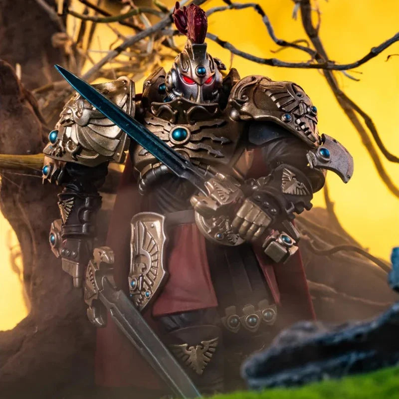 In Stock Genuine Joytoy Warhammer 40k Adeptus Custodes Blade Champion Jt8124 Soldier Model 12cm Action Figure Toy For Collection