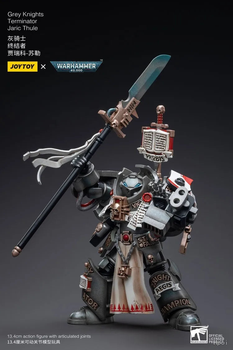 【Original】JOYTOY Warhammer 40K Grey Knights Terminator Jaric Thule 1/18 Action Figures Soldier Model