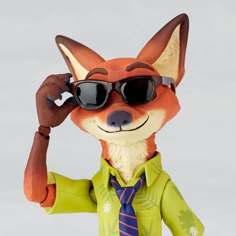 100% Original in Stock Kaiyodo Figure Complex Movie Revo (No.010), Revoltech Zootopia Nick Wilde Model Toys Model Decoration