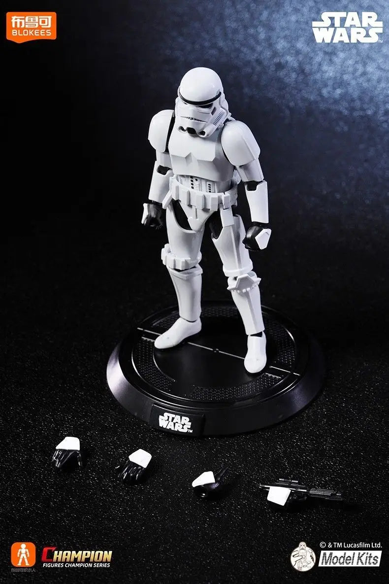 Original Blokees Star Wars Anime Figure Darth Vader Imperial Stormtrooper‌ Action Figure Beyond Version Model Collect Toys Gifts