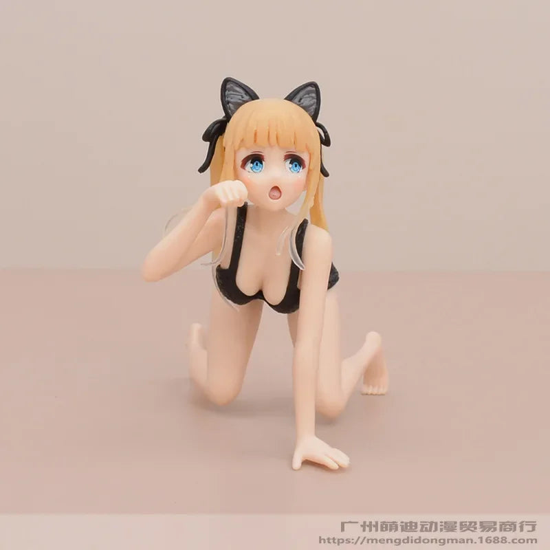New Doll Model How To Raise A Boring Girlfriend Anime Girl Figures Eriri Spencer Sawamura Kneeling Swimsuit Car Decoration Gifts