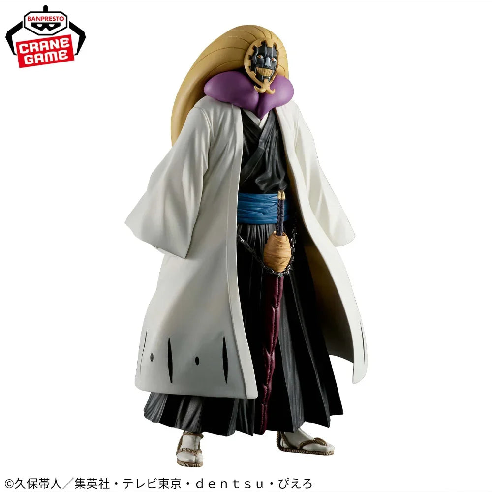 In Stock Original BANPRESTO SOLID AND SOULS BLEACH: Thousand-Year Blood War Mayuri Kurotsuchi Figure Anime Model Genuine Toy