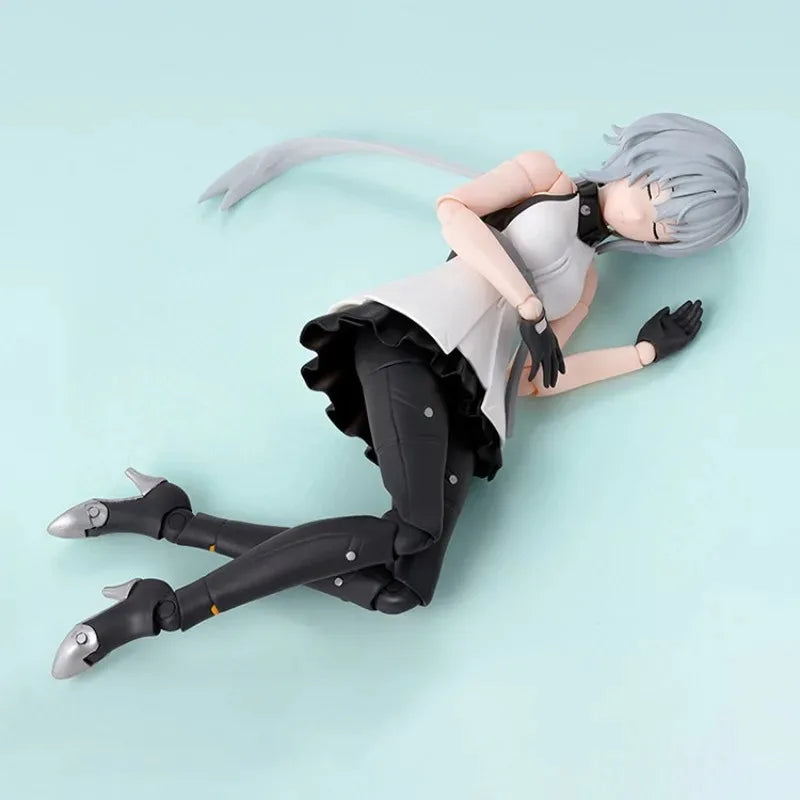 Bandai Original SHF SYNDUALITY NOIR Anime Action Figure Collectible Joints Movable Model Toys Ornaments Gift Children Kid Girl