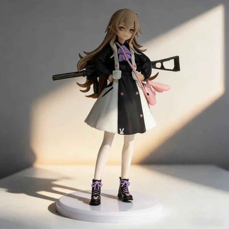 20cm Girls Frontline Figure Ump45 Lop-Eared Rabbit Beautiful Girl Anime Collectible Model Desktop Ornaments Holiday Gifts Toys