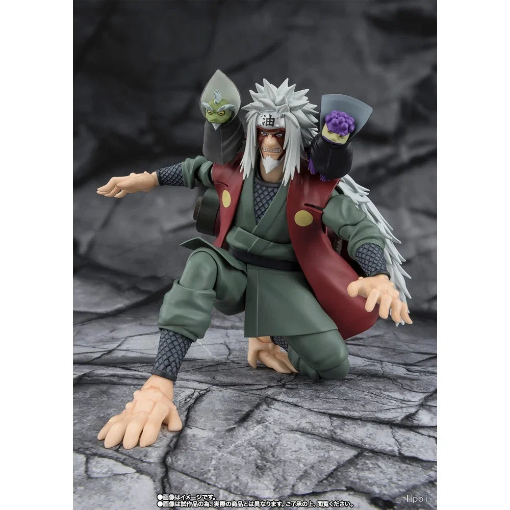 100% Authentic In Stock Original Bandai S.H.Figuarts Shf Naruto Shippuden Jiraiya Anime Action Figure Collection Model Toy