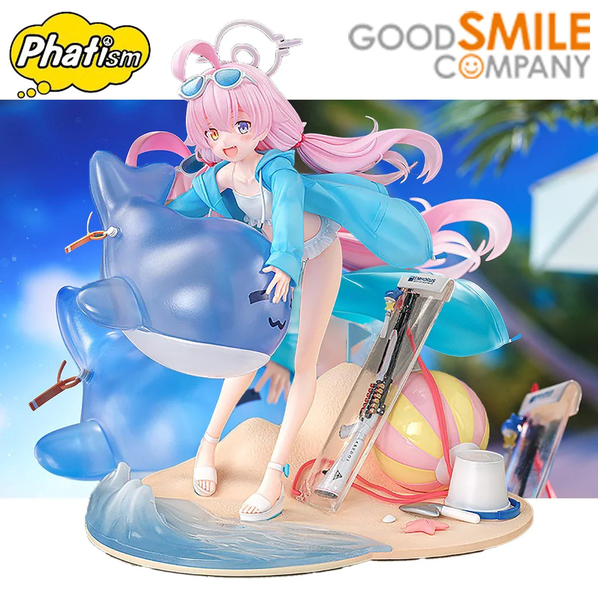 Auf Lager Original Phat Company Vorbemalt Blue Archive Takanashi Hoshino Badeanzug Spielefigur Modell Dekoration Sammlung Serie
