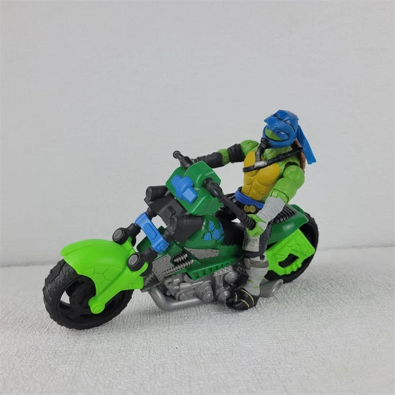 Playmates Turtles Action Figure Puppet Horse Motorcycle Rhinoceros Tiger Scene Models Anime Model Doll Desktop Decoration