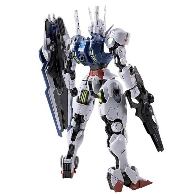 Bandai Genuine GUNDAM AERIAL [PERMET SCORE SIX] FM Anime Action Figure Robot Periphery Collectible Assembly Model Toys Children