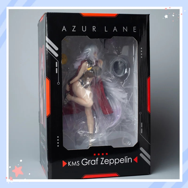 Azur Lane Graf Zeppelin Urd Of The Beach Boxed Anime Figure FPVC Collectible Statue Desktop Ornament For Anime Game Fans