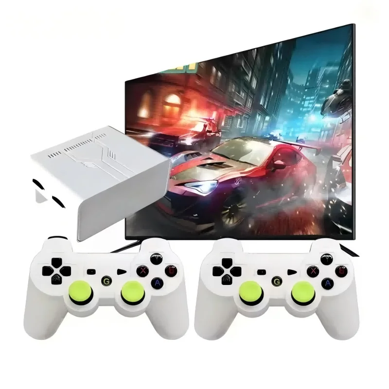 Y7 Video Game Console Linux System 256G Built 12000 Games Rechargeable Wireless Handle Low Latency Connection Player Gift