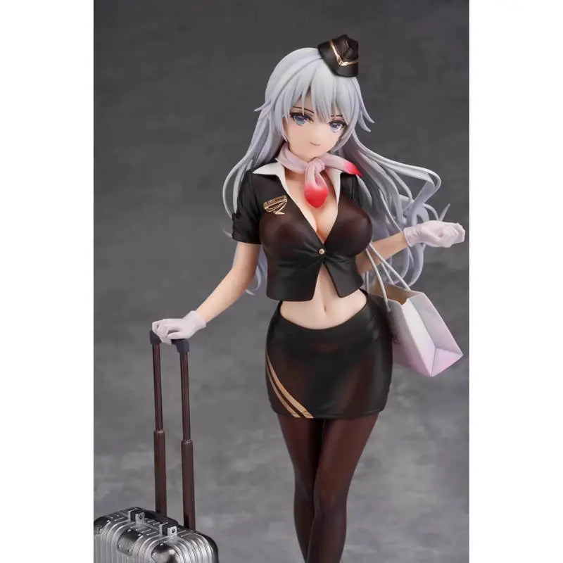 Stewardess Original Artwork Flight Attendant Sohara Shiori Weaving Beautiful Girl Series Boxed Figurines
