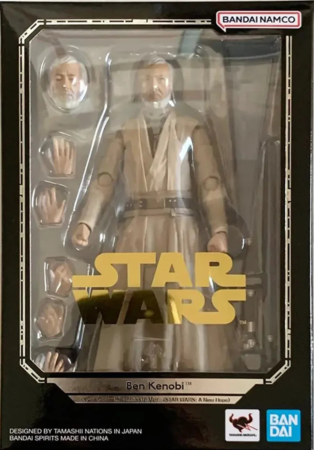 Bandai Officially Licensed STAR WARS Revenge of the Sith Obi Wan Kenobi Yoda A New Hope Ben Kenobi Premium Collectible Model