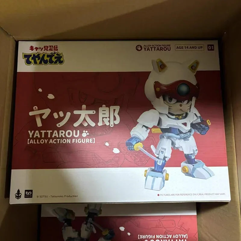Heatboys Yattarou Samurai Pizza Cats Yattarou Movable HB0057 Genuine Character Model Toy Gift Collection