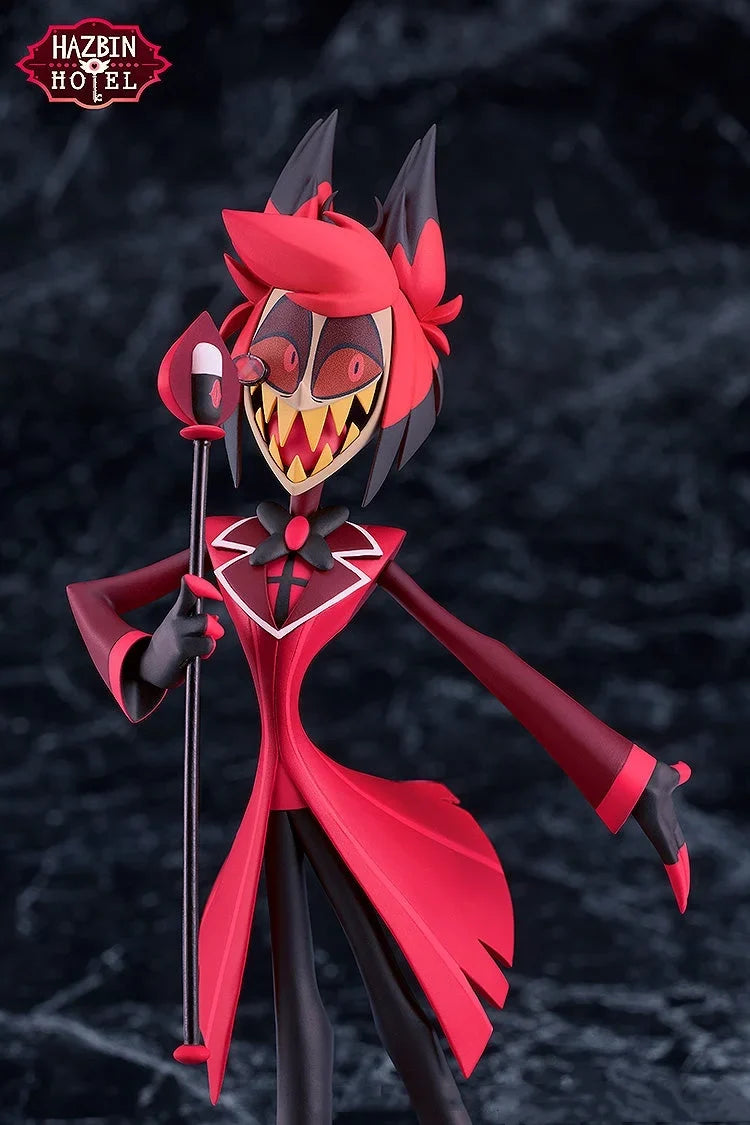 Original POP UP PARADE Hazbin Anime Hotel Alastor Action Figure Toys PVC Model Collection Animation Figurine Doll Gift