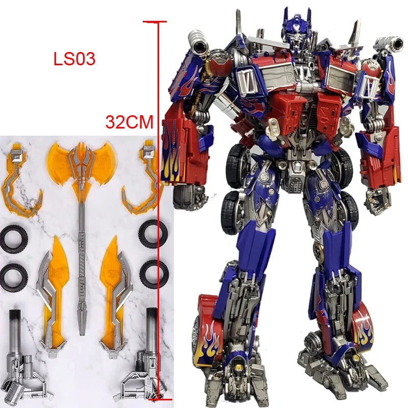 BMB LS06 Galvatron LS03 OP Commander Transformation Toys Megatank Car Movie Series Action Figure Deformation Robot Anime Model